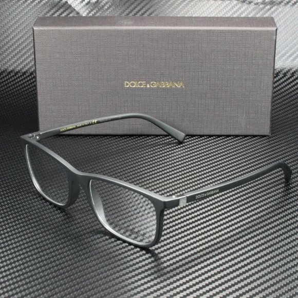 Dolce & Gabbana Matte Black Men's Eyeglasses